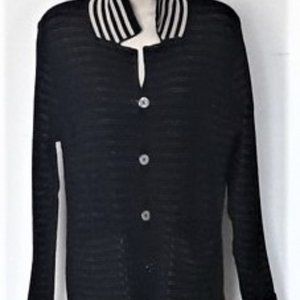 *Bylyse Spenard Sand Black Reversible Sweater